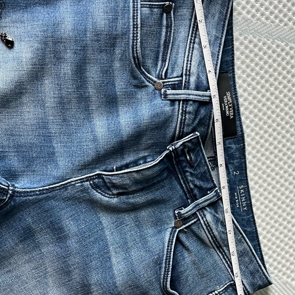 Simply Vera Vera Wang Skinny Blue Jeans